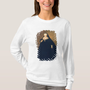 Porträt der Kaiserin Elizabeth im extravaganten T-Shirt