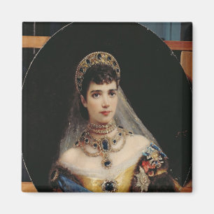 Porträt der Kaiserin Maria Fyodorovna Magnet