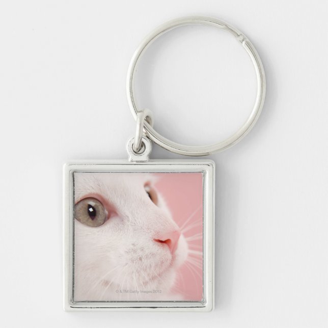 Porträt der Katze Schlüsselanhänger (Vorne)