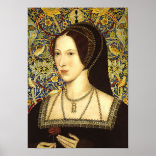 Porträt der Königin-Anne Boleyn Poster