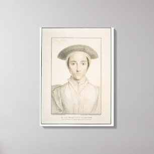 Porträt der Königin Anne von Cleves (1515-57) Leinwanddruck