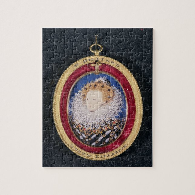 Porträt der Königin Elizabeth I (w/c auf (Vertikal)