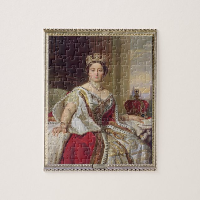 Porträt der Königin Victoria (1819-1901) 1859 (Öl (Vertikal)