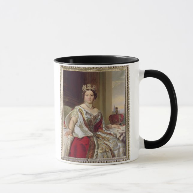Porträt der Königin Victoria (1819-1901) 1859 (Öl Tasse (Rechts)