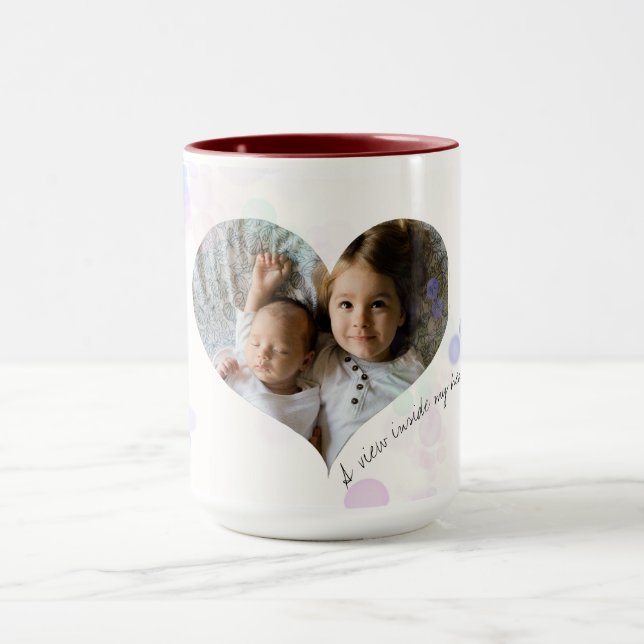 Porträt der Lieben in meinem Herzen Tasse (Zentrum)