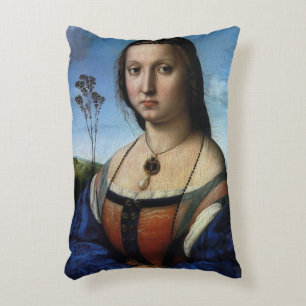 Porträt der Maddalena Doni von Raffael Sanzio Dekokissen
