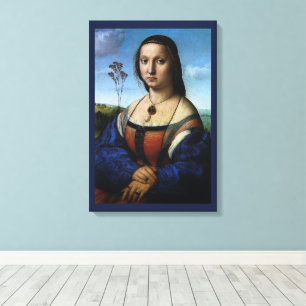 Porträt der Maddalena Doni von Raffael Sanzio Leinwanddruck