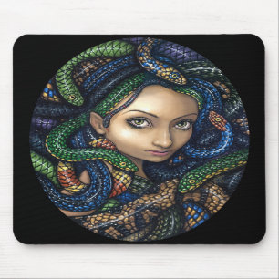 "Porträt der Medusa" Mousepad