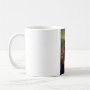 Porträt der Mona Lisa del Giocondo von Leonardo da Kaffeetasse