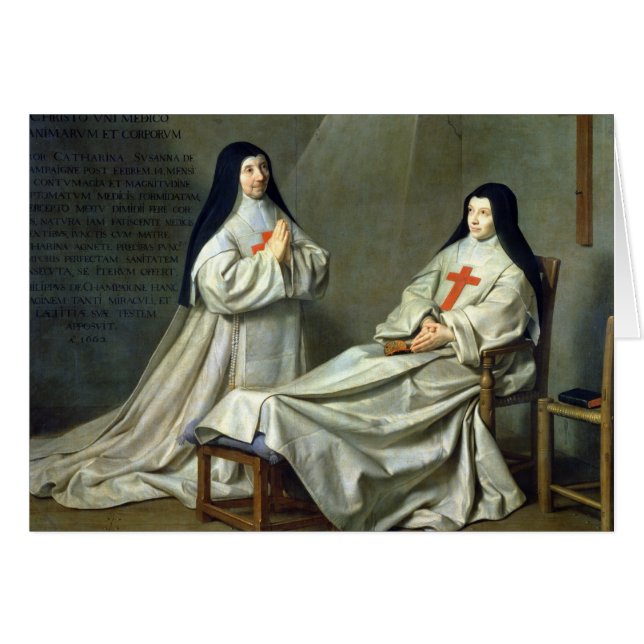Porträt der Mutter Catherine-Agnes (Vorderseite (Horizontal))