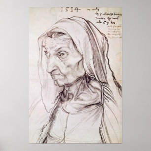 Porträt der Mutter des Künstlers, 1514 Poster