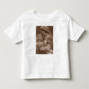 Porträt der Mutter und des Kindes (Sepia-Foto) Kleinkind T-shirt