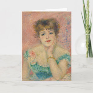 Porträt der Schauspielerin Jeanne Samary, Auguste Karte