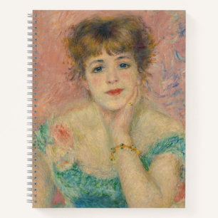Porträt der Schauspielerin Jeanne Samary, Auguste Notizbuch