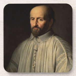 Porträt des Abts des Heiligen Cyran, c.1643 (Öl Getränkeuntersetzer