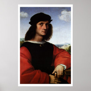 Porträt des Agnolo Doni von Raffael Sanzio Poster
