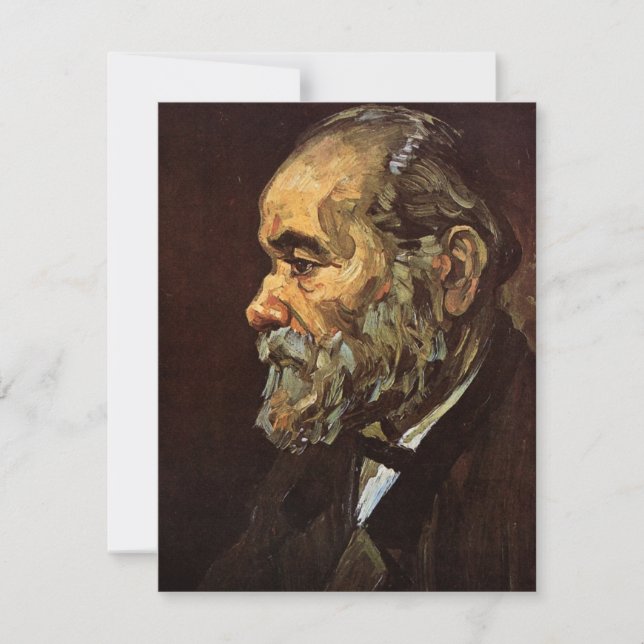 Porträt des alten Mannes mit Bart von Vincent van  (Vorderseite)