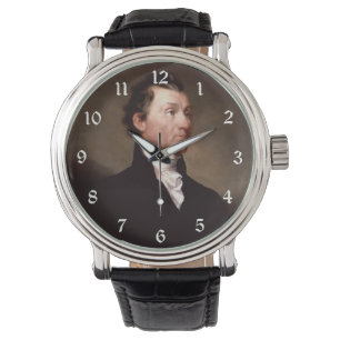 Porträt des amerikanischen Präsidenten James Monro Armbanduhr