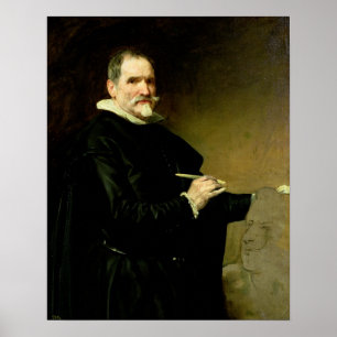 Porträt des Bildhauers, Juan Martinez Poster