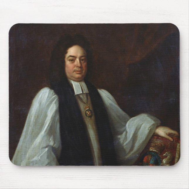 Porträt des Bischofs John Robinson c.1711 Mousepad (Vorne)