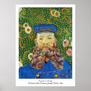 Porträt des Briefträger-Joseph Rouli Van Gogh vinc Poster