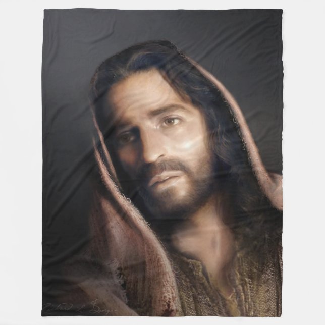 Porträt des Christus, Fleece-Decke Fleecedecke (Vorderseite)