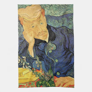 Porträt des Dr. Gachet von Vincent van Gogh Geschirrtuch