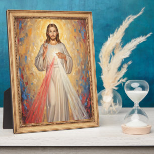 Porträt des Herrn Jesus Christus Kreidezeichnung Fotoplatte