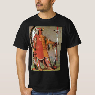 Porträt des indianischen Häuptlings Mato-Tope von  T-Shirt