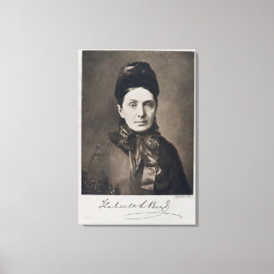 Porträt des Isabella-Vogel-Bischofs Leinwanddruck