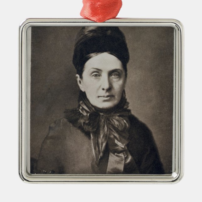 Porträt des Isabella-Vogel-Bischofs Silbernes Ornament (Vorne)