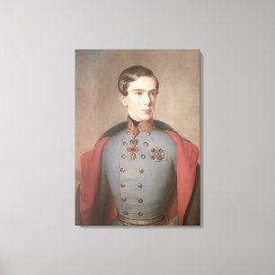 Porträt des Kaisers Franz Joseph von Österreich Leinwanddruck