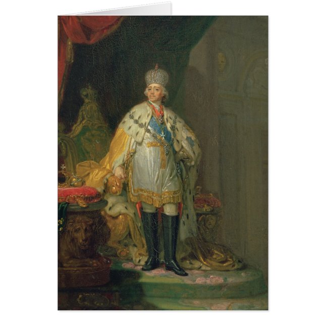 Porträt des Kaisers Paul I, 1800 (Vorne)