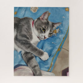 Porträt des Katzenpuzzles