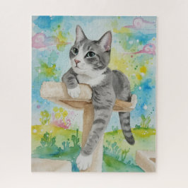 Porträt des Katzenpuzzles