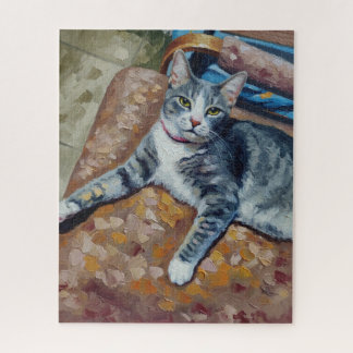 Porträt des Katzenrätsels