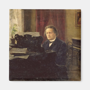 Porträt des Komponisten Anton Rubinstein Magnet