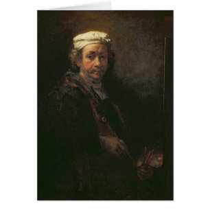 Porträt des Künstlers an seinem Gestell, 1660