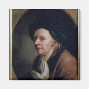Porträt des Mathematikers Leonard Euler Magnet