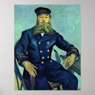 Porträt des Postman von Vincent Willem van Gogh Poster
