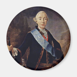 Porträt des russischen Kaisers Peter Iii. Durch Magnet