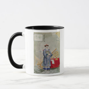 Porträt des Vaters Ferdinand Verbiest Tasse