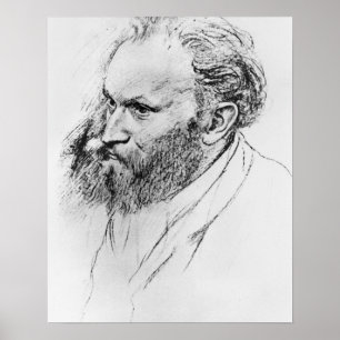 Porträt Edgar Degass   von Edouard Manet Poster