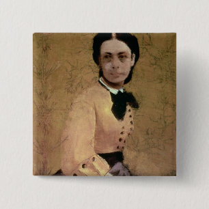 Porträt Edgar Degass von Pauline de Metternich Button