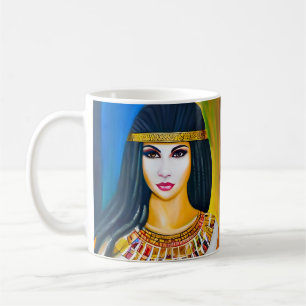 Porträt einer ägyptischen Prinzessin Kaffeetasse