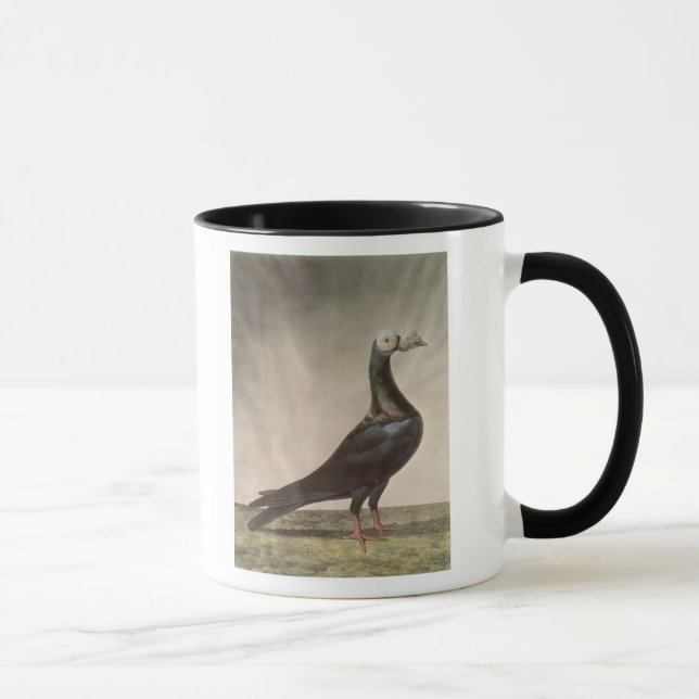 Porträt einer Brieftaube Tasse (Rechts)