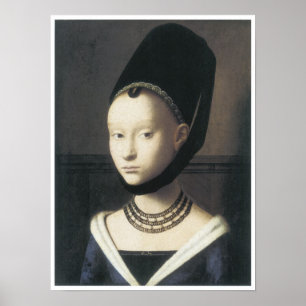 Porträt einer Dame, 1470, Petrus Christus Poster