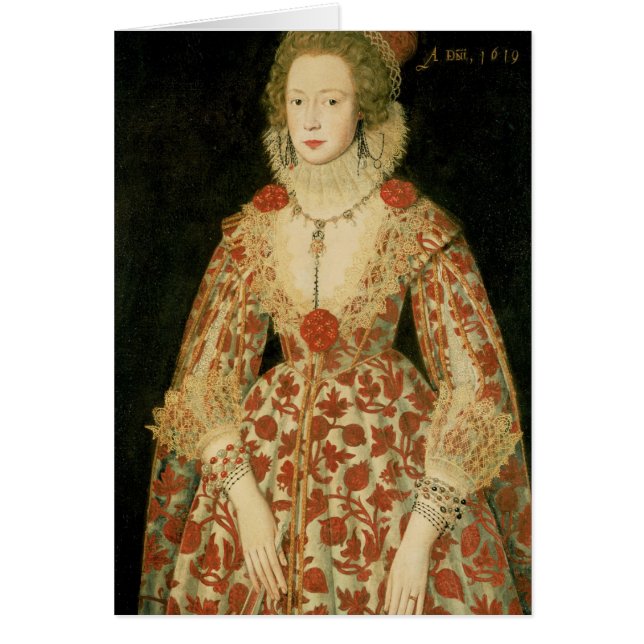 Porträt einer Dame, 1619 (Vorne)