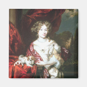 Porträt einer Dame, 1677 Magnet