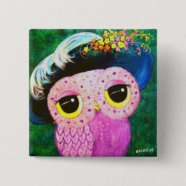 Porträt einer Dame Button (Vorderseite)